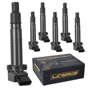 LCWRGS front view of six-coil pack showing complete replacement set and fitment