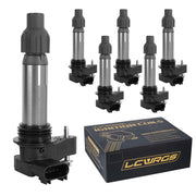 LCWRGS front view of six ignition coils showing complete set and fitment benefit