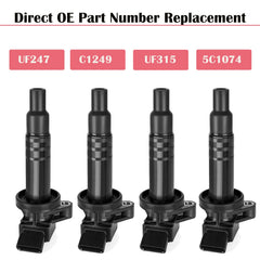 LCWRGS side profile and label with clear OEM part reference for fitment