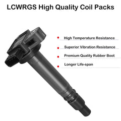 LCWRGS terminal pin detail showing 4-pin configuration and secure electrical connection benefit