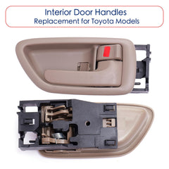 Lcyolada handle installed on a front Toyota door demonstrating correct fit and restored function