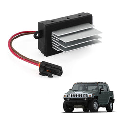 LDCRE blower motor resistor front view showing durable housing and reliable fit