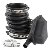 LDCRE intake hose front view showing complete shape and fit benefit