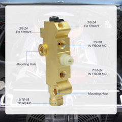 LDMINDA PV2 installed under hood demonstrating correct placement and improved brake balance