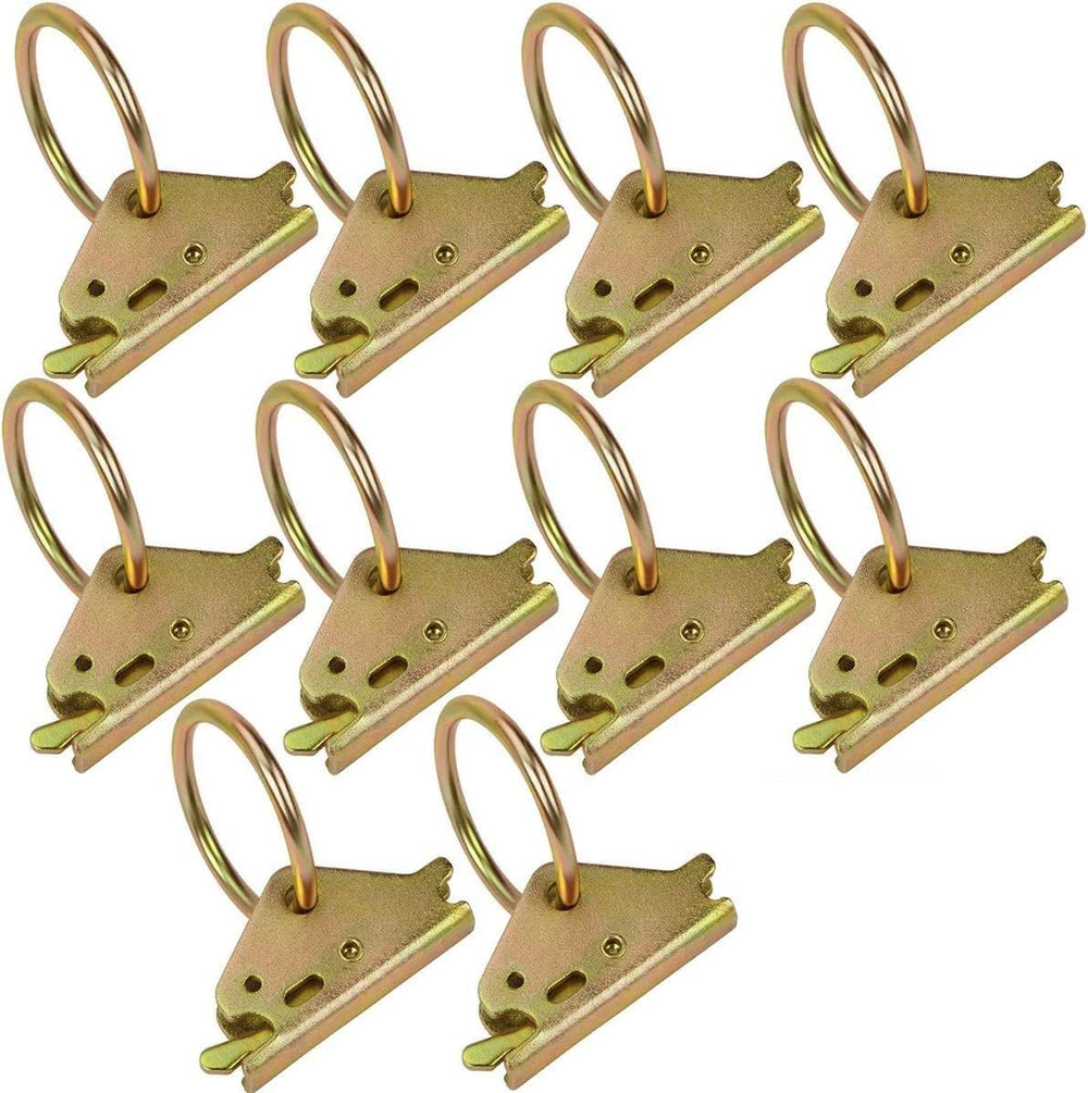 LE KAPMOZ front pack of 10 O-ring anchors showing contents and packaging durability