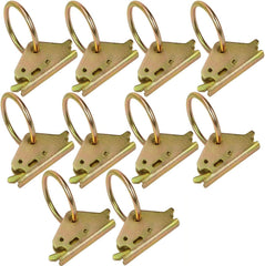 LE KAPMOZ front pack of 10 O-ring anchors showing contents and packaging durability