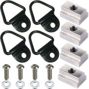 LE KAPMOZ front packaging showing four complete tie down kits and contents