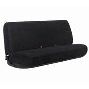 Leader Accessories front view of black bench seat cover showing fit and protection