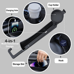 LeaHun close-up cup holder showing stable drink placement benefit