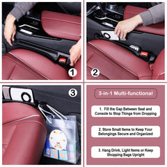 LeaHun installed on passenger side showing tidy console and accessible storage benefit