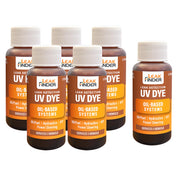 LEAKFINDER LF2001 front packaging showing six 1oz bottles benefit fast identification