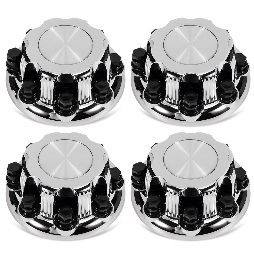 leaptrend front packaging chrome center cap showing polished look and easy replace benefit