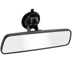 LECAMEBOR front view full-width mirror showing broad rear visibility benefit