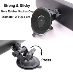 LECAMEBOR strong rubber suction cup close detail for stable, tool-free installation