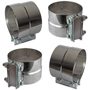 LEDAUT clamp pack front view showing sturdy stainless construction and clear labeling benefit durability
