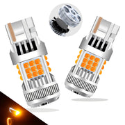 LEDYOTRY 7440 front packaging showing two amber bulbs and benefits