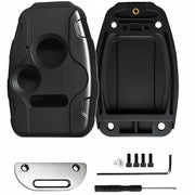 LEHDE front view of replacement Honda key fob shell showing button layout and fit benefit