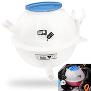 LEIMO KPARTS front view reservoir showing OEM fit and mounting benefits