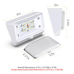 Leisure LED clear lens close-up highlighting bright cool-white output and improved visibility