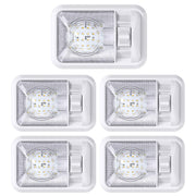 Leisure LED front view of dome light showing compact profile and even glow