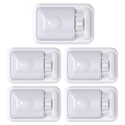 Leisure LED front view of single dome light showing clean profile and easy install benefit