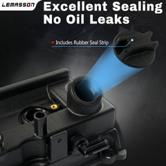 LEMASSON sealing surface detail showing precise edges to reduce oil leaks