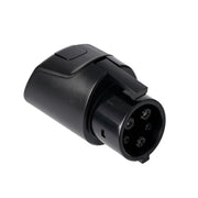 LENZ adapter front view showing connector and compact size for convenient charging