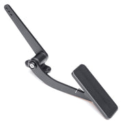 Lesiyou front view of pedal assembly showing mounting and clean styling benefit: durability