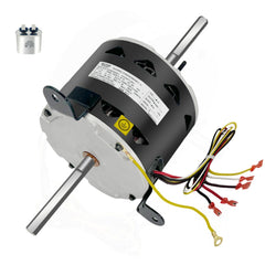 LEUNGOO front view of motor showing mounting flange and balanced housing for reliable airflow