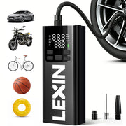 LEXIN P5 front view showing compact form and controls for easy portability