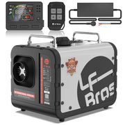 LF Bros front view showing compact heater design and placement benefits