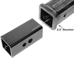 LFPartS pin hole detail highlighting alignment and secure hitch pin retention