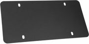 LFPartS front view of matte black backing plate showing clean fit and protection