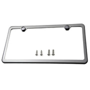 LFPartS gunmetal black frame front view showing slim polished edge and fitted screws