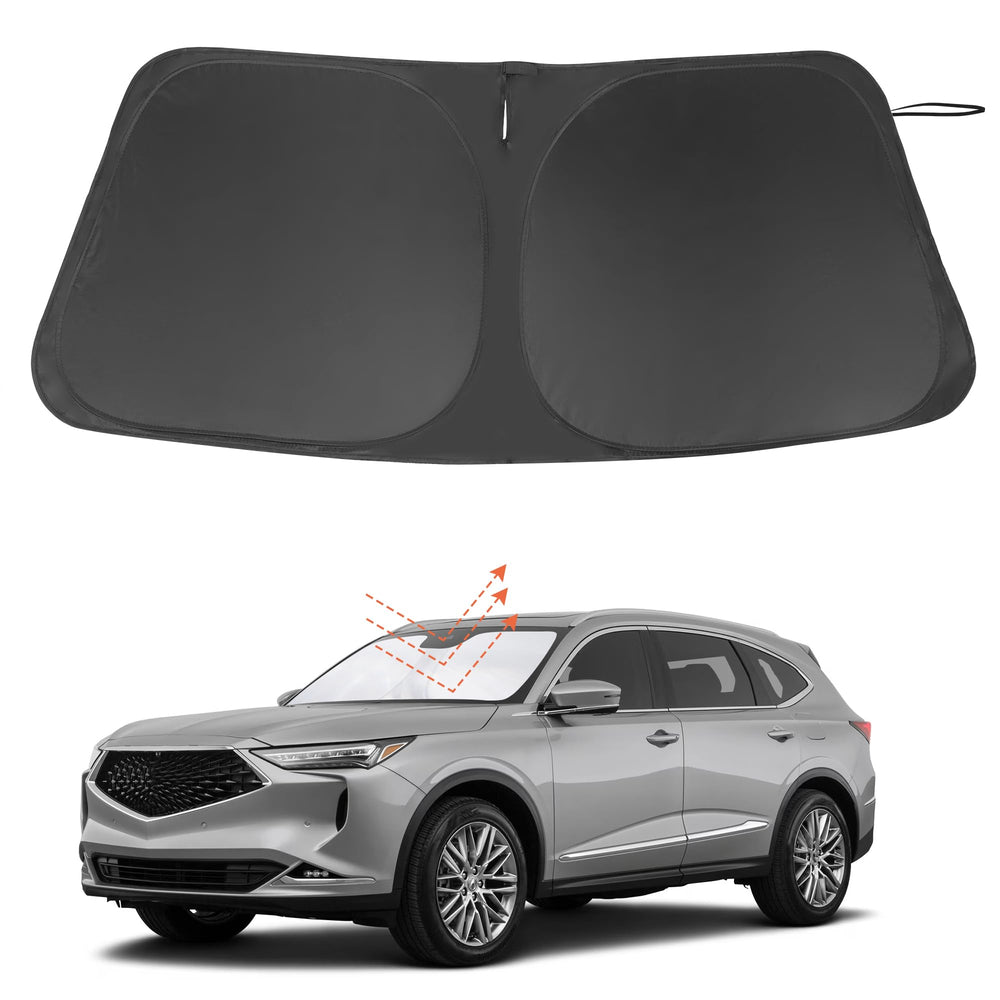 LHFLIVE front view showing full windshield coverage and precise fit benefit