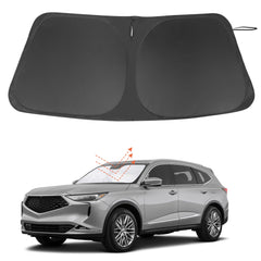 LHFLIVE front view showing full windshield coverage and precise fit benefit