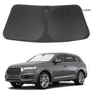LHFLIVE front view on Audi Q7 windshield showing full coverage and cool cabin benefit