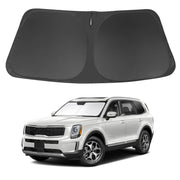 LHFLIVE front view on Telluride windshield showing full coverage and protection