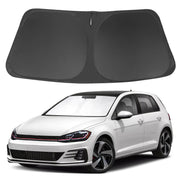 LHFLIVE front view windshield shade fitted to VW Golf protecting interior