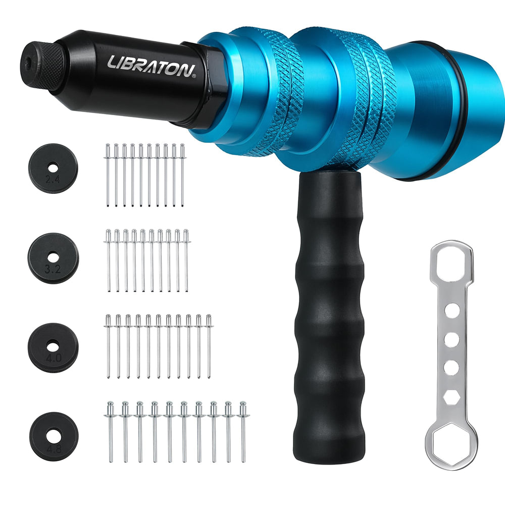 LIBRATON front view of adapter showing robust forged steel body and quick setup benefit