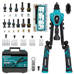 LIBRATON front view of the open kit showing components and portability benefits
