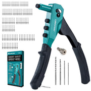 LIBRATON rivet gun front view showing durable body and ergonomic benefits