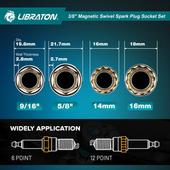 LIBRATON swivel head in action offering flexible access to tight engine spaces