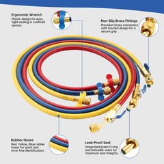 Lichamp PTFE seal close-up highlighting leak resistance and durability
