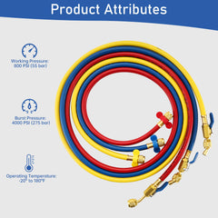Lichamp color-coded red yellow blue valve bodies for quick selection