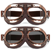 Lievermo front view of both smoke and clear goggles showing kit benefit