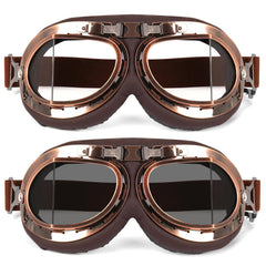 Lievermo front view of both smoke and clear goggles showing kit benefit