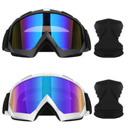 Lievermo front packaging showing two goggles and gaiters for convenience