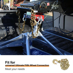 lifgarfe chain closeup of heavy links showing strength and corrosion resistance benefit