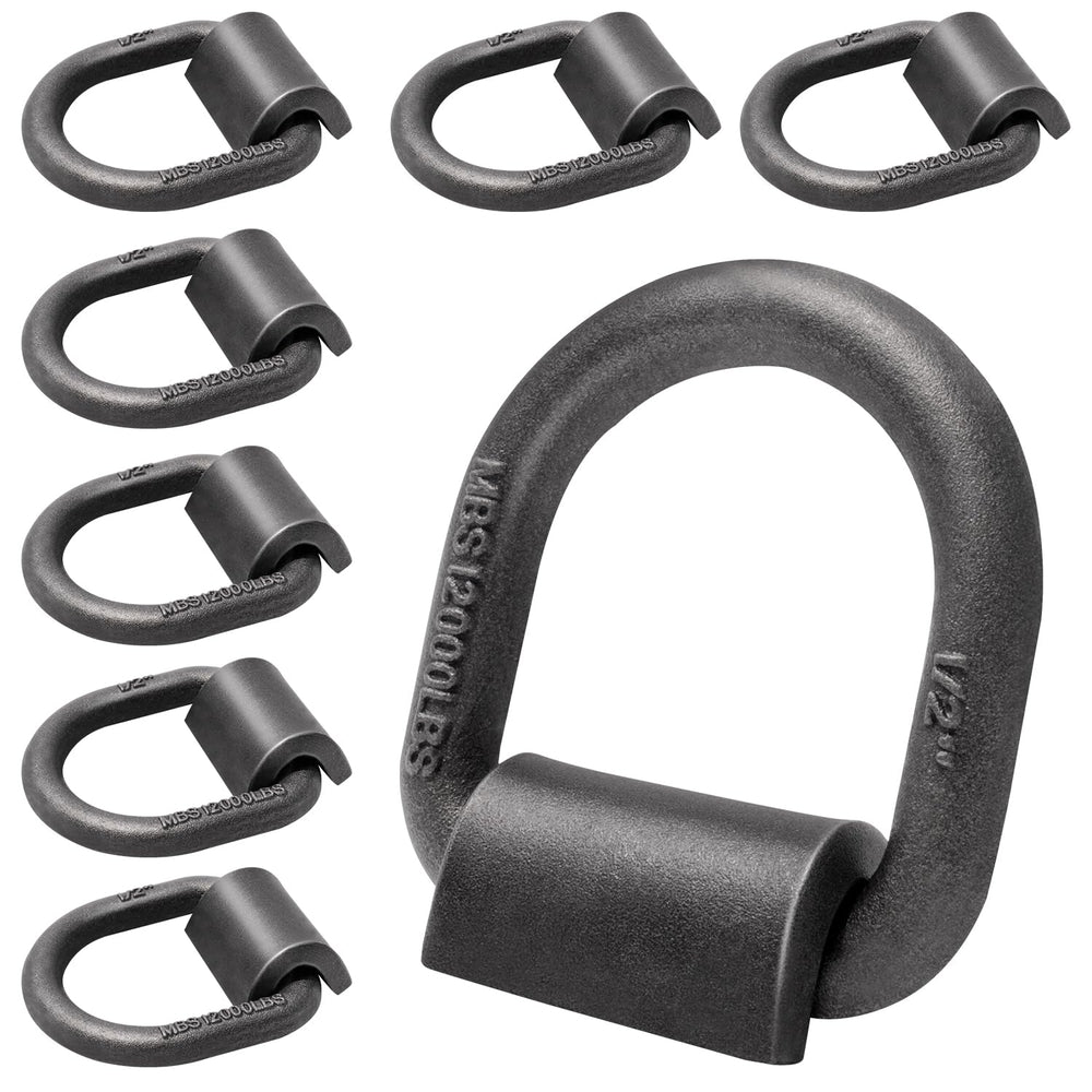 lifgarfe front packaging showing the 8-piece D-ring kit and clear contents benefit